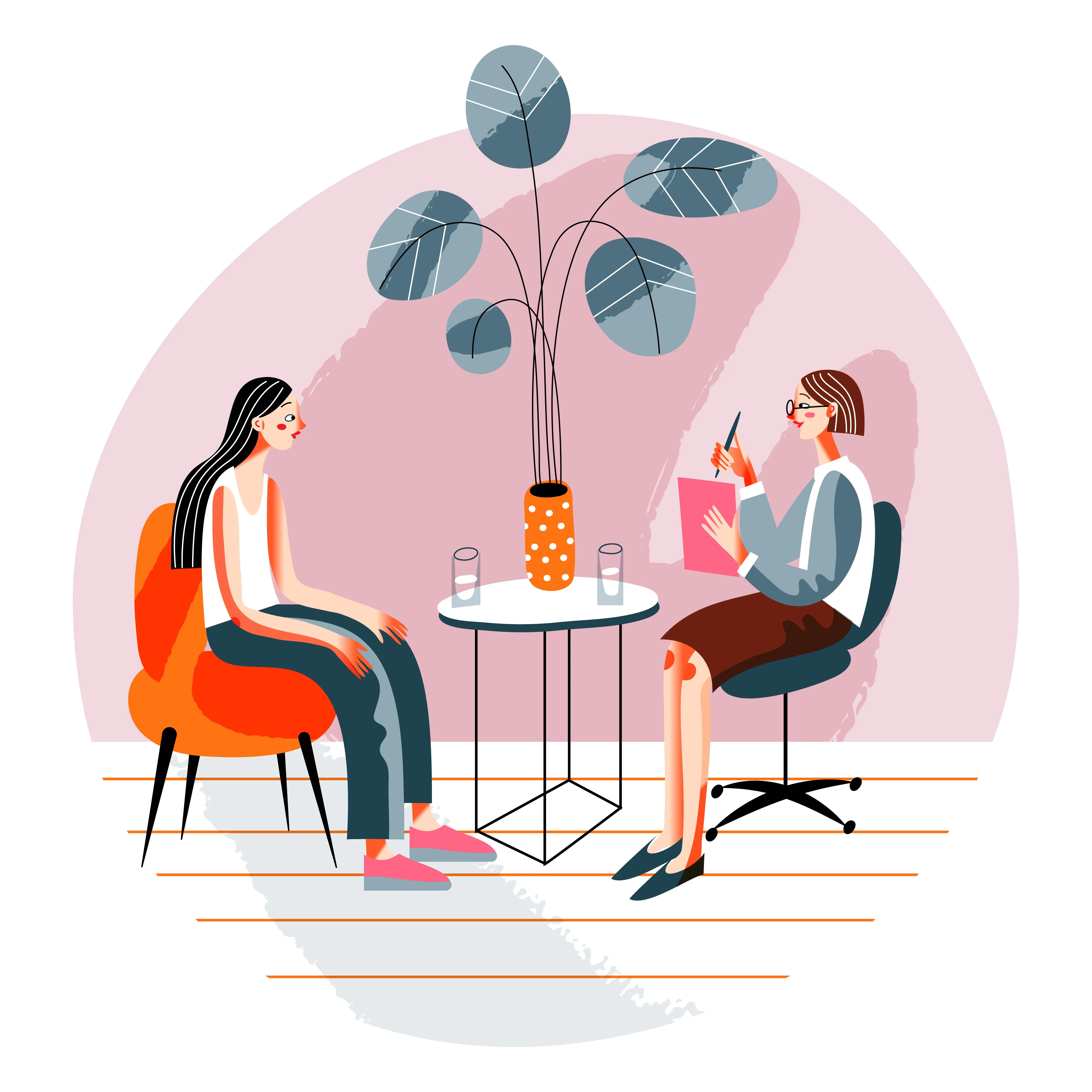 Foto van illustratie over algemene psychotherapie